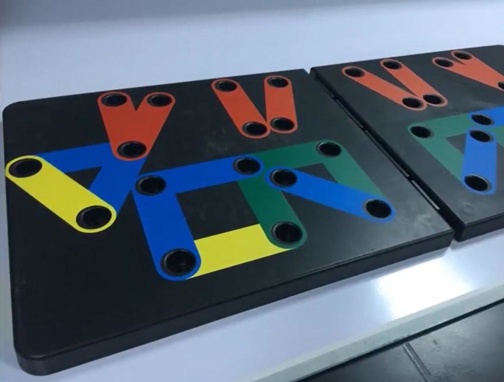 UV平板打印机ABS健身器材打印