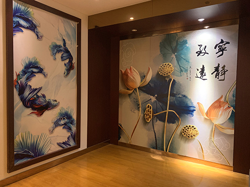 万能打印机打印展厅